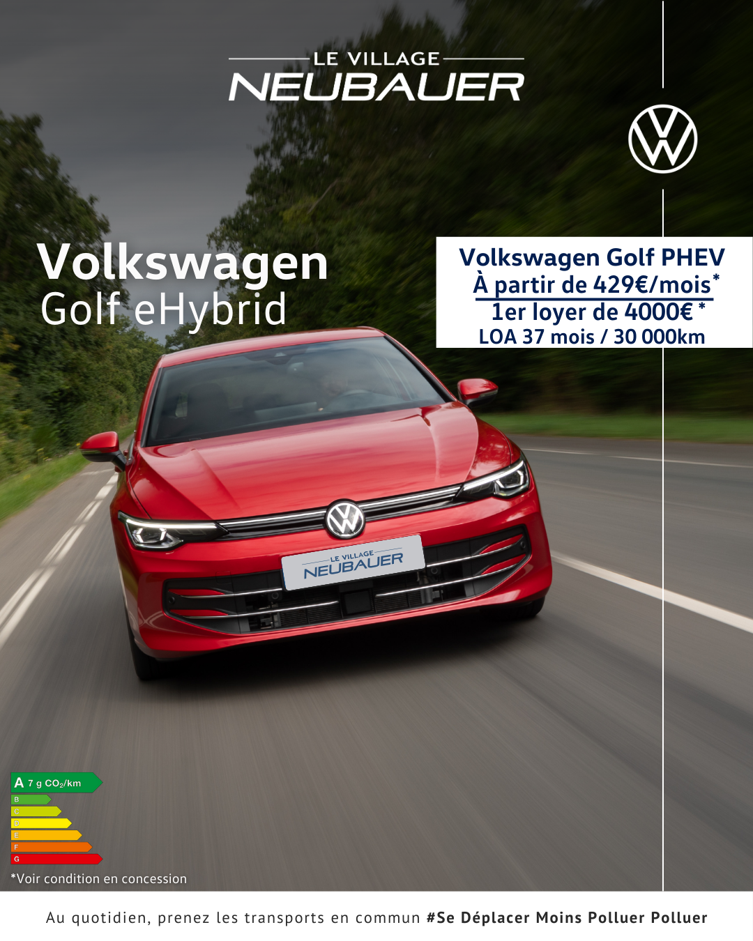 RS VW Golf PHEV Septembre